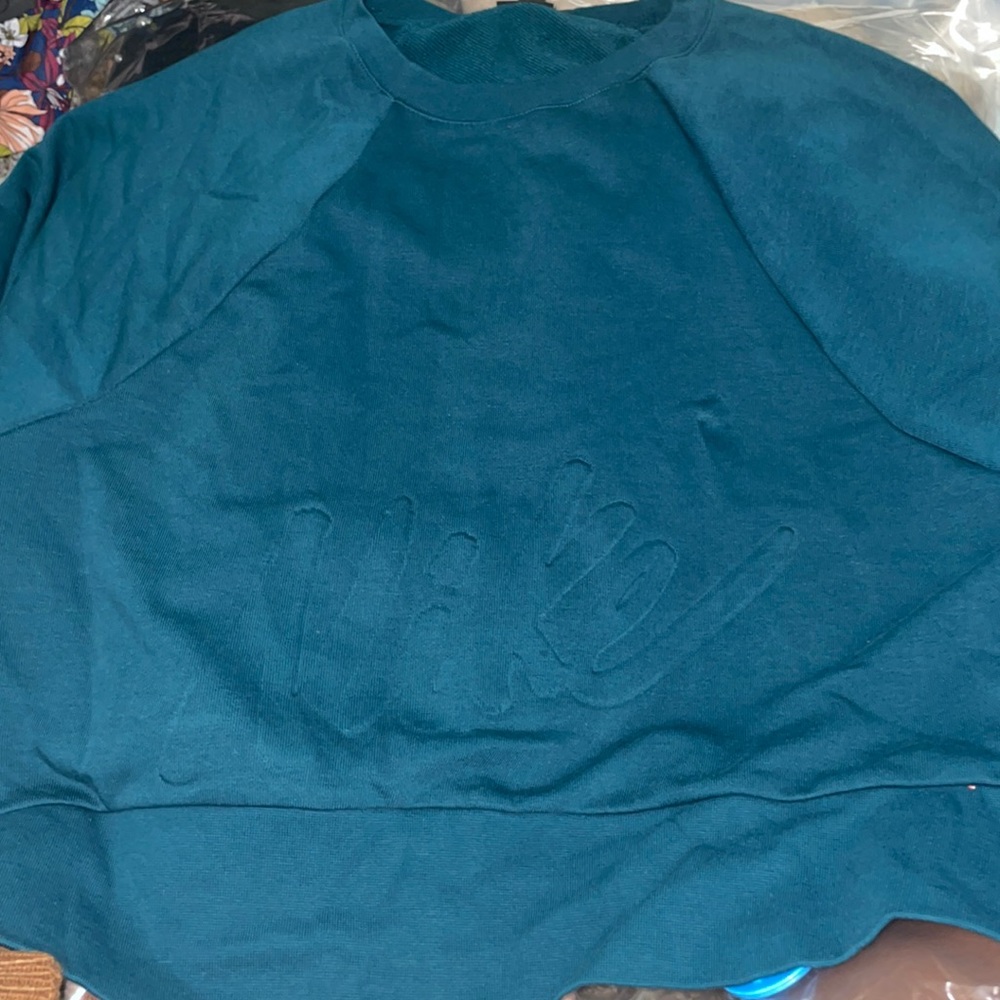 Nike Women Dri-Fit Lux Fleece Crew Top Size XL